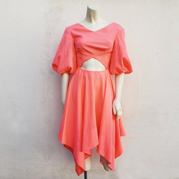 NICHOLAS Puff Sleeve Dress